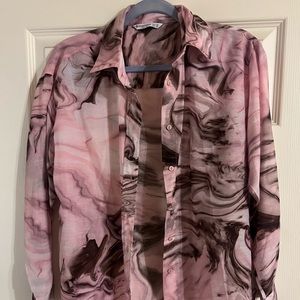 Stradivarius Blouse Tie Dye